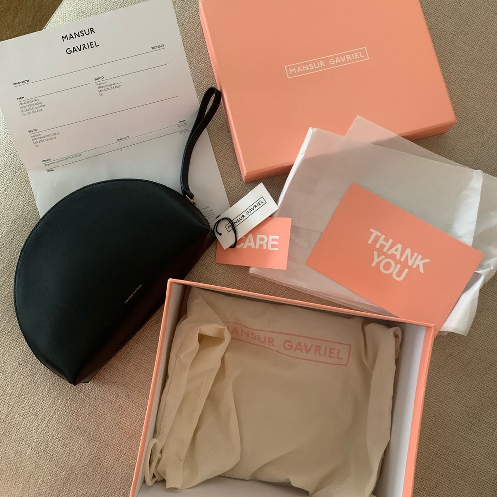 Mansur Gavriel Mini Moon Clutch Bag